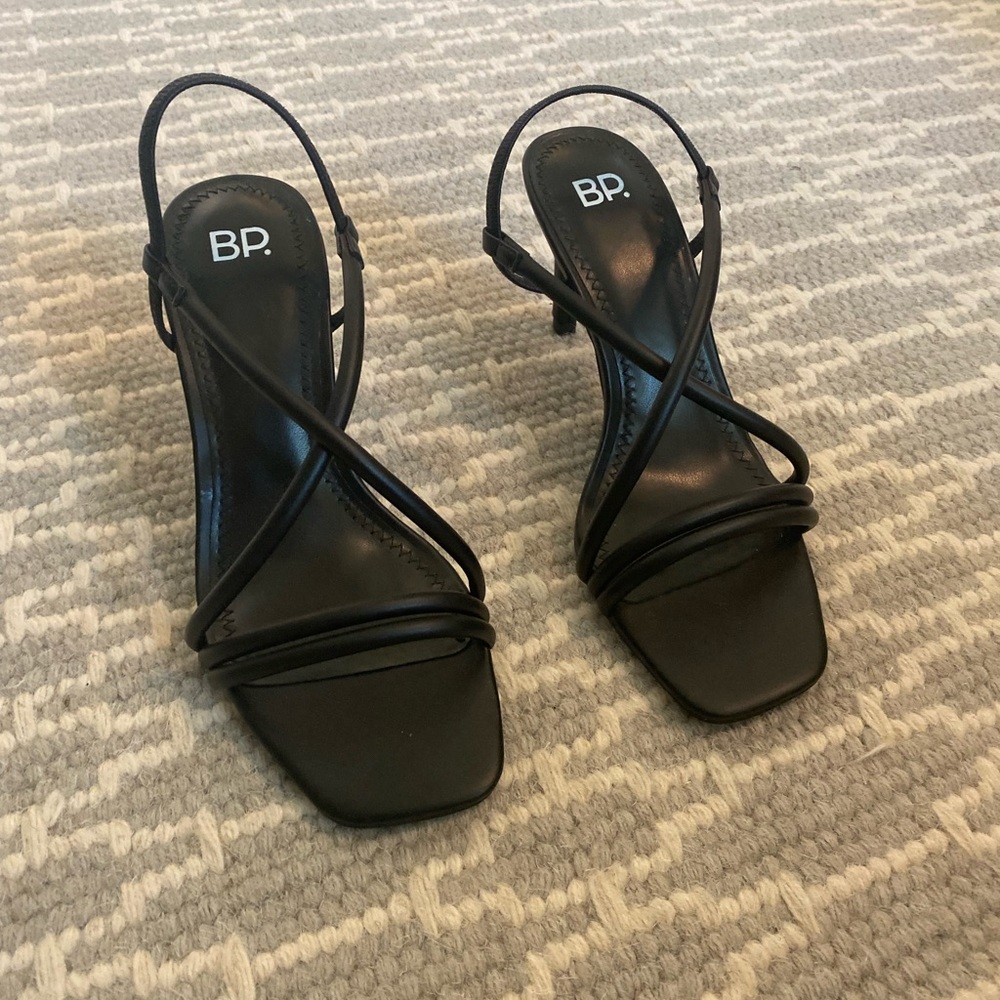 BP Strappy black heels